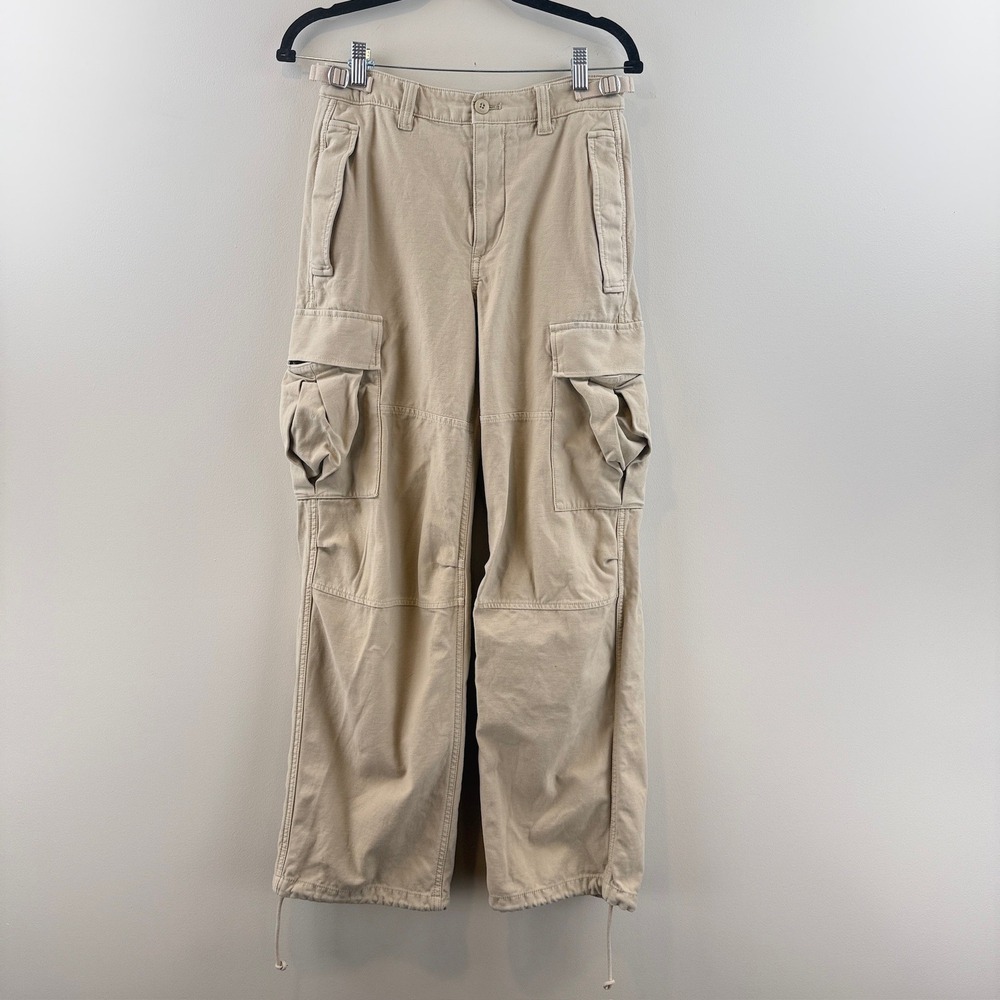 Tna Cargo Pants Women 2 Gorpcore Utilitarian Surplus Wide Leg Khaki 109818